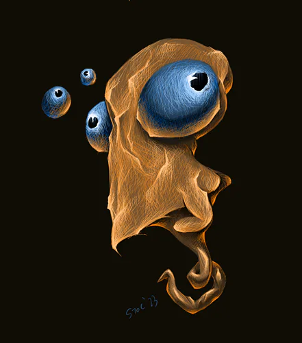 Giurgiu's worm — artwork from the B2BW collection